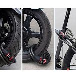 Zapięcie rowerowe Rockbros RKS507-1BK na szyfr 1,8m - 3