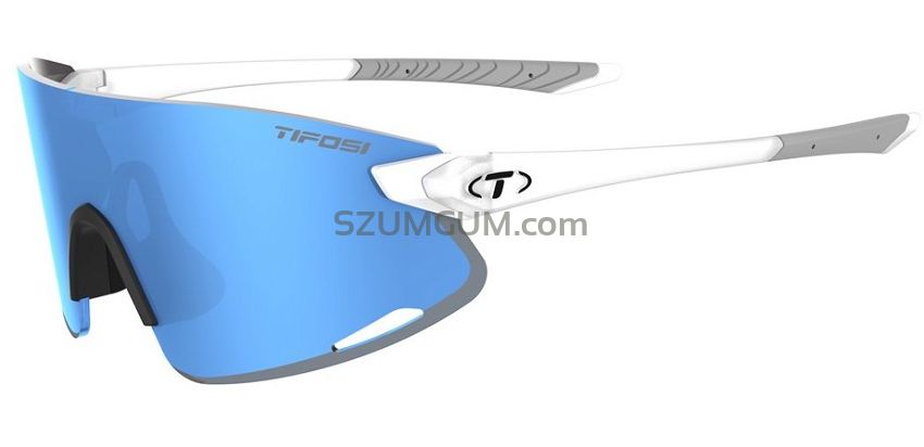 Okulary TIFOSI VOGEL XC  satin clear (1 szkło Sky Blue Mirror 13% transmisji światła)