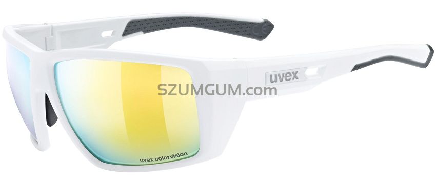Okulary sportowe UVEX MTN Venture CV - white matt / mirror yellow