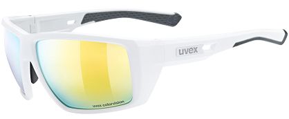 Okulary sportowe UVEX MTN Venture CV - white matt / mirror yellow