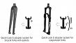 Torba na widelec Ortlieb Bike packing Fork-Pack Matt Black - 5,8L - 4