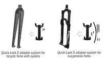 Torba na widelec Ortlieb Bike packing Fork-Pack Matt Black - 5,8L - 4