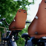 Przedni fotelik rowerowy Urban Iki BIO brown/black - 3