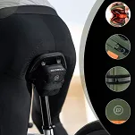 Mini torebka podsiodłowa Rockbros F006 z uchwytem na wkłady CO2 - green - 12