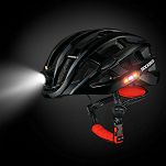 Kask rowerowy Rockbros ZN1001 z zintegrowanym oświetleniem 360°, black - 11