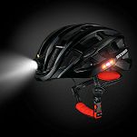 Kask rowerowy Rockbros ZN1001 z zintegrowanym oświetleniem 360°, black - 11