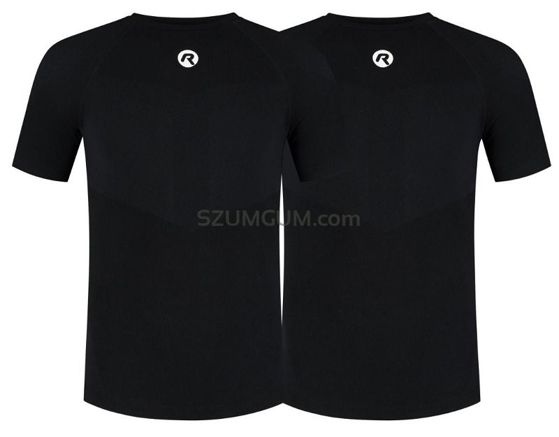 Funkcjonalne podkoszulki termiczne - Rogelli CORE II / 2 sztuki / czarne / unisex