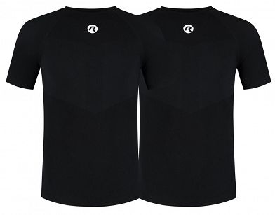 Funkcjonalne podkoszulki termiczne - Rogelli CORE II / 2 sztuki / czarne / unisex