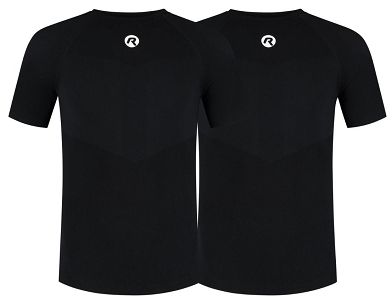 Funkcjonalne podkoszulki termiczne - Rogelli CORE II / 2 sztuki / czarne / unisex