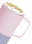 Kubek termiczny Asobu Tower z powłoką ceramiczną 590ml - pastel pink - 2
