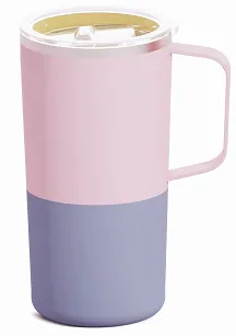 Kubek termiczny Asobu Tower z powłoką ceramiczną 590ml - pastel pink