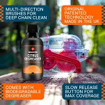 Maszyna do czyszczenia łańcucha WELDTITE DIRTWASH DIRT TRAP CHAIN DEGREASER MACHINE + Odtłuszczacz 75ml - 7