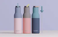 Butelka termiczna Asobu Metro 650ml - pastel pink - 2