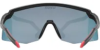 Okulary Uvex Pace Stage - black matt / mirror red - 5