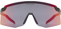 Okulary Uvex Pace Stage - black matt / mirror red - 2
