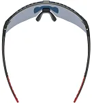 Okulary Uvex Pace Stage - black matt / mirror red - 4