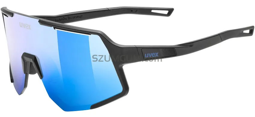 Okulary Uvex Sequenze - black matt / mirror blue