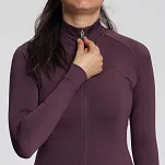Ciepła damska bluza rowerowa Rogelli ESSENTIAL DWR - fioletowa - 5
