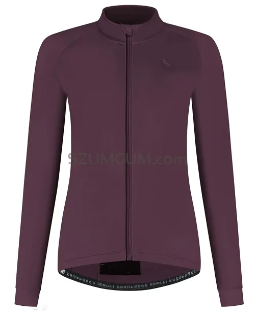 Ciepła damska bluza rowerowa Rogelli ESSENTIAL DWR - fioletowa