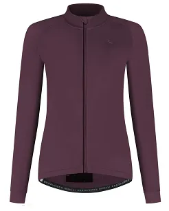 Ciepła damska bluza rowerowa Rogelli ESSENTIAL DWR - fioletowa