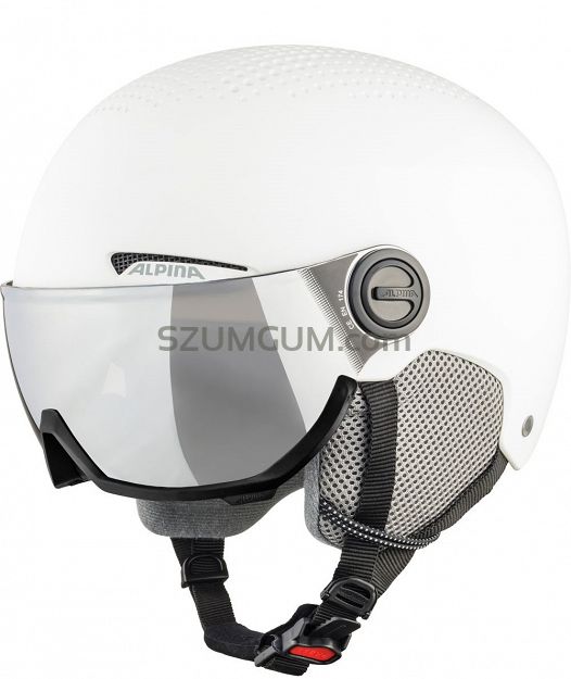 Kask zimowy  narciarski i snowboardowy ALPINA ARBER VISOR Q-LITE - White