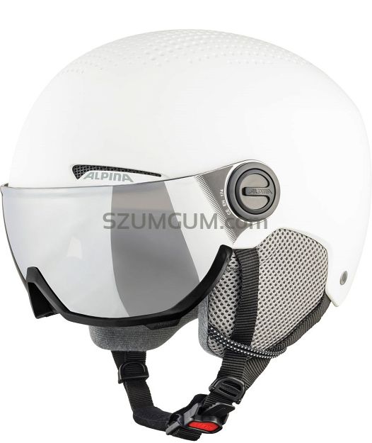Kask zimowy  narciarski i snowboardowy ALPINA ARBER VISOR Q-LITE - White