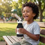 Butelka termiczna Asobu Bestie Bottle 473 ml - Panda - 2