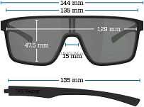 Okulary TIFOSI SANCTUM POLARIZED blackout  - POLARYZACJA - 11
