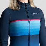 Ocieplana damska bluza rowerowa Rogelli IMPRESS II, niebiesko-różowa - 5