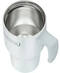 Duży termokubek Thermos Refreshing 1,1 L - z uchwytem i słomką - matowo biały - 4