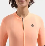 Damska koszulka kolarska Rogelli SIGNATURE  - koralowa - 4