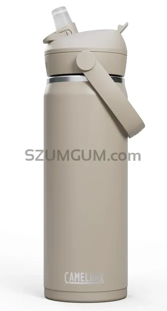 Butelka termiczna Camelbak Thrive Flip Straw Insulated SST 590 ml / 20 oz - stone