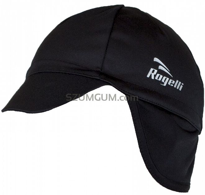 Czapka pod kask softshell Rogelli PROTTETIVO, czarna