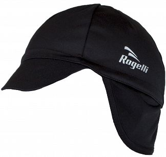 Czapka pod kask softshell Rogelli PROTTETIVO, czarna