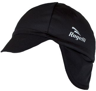 Czapka pod kask softshell Rogelli PROTTETIVO, czarna