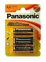 4 x bateria alkaliczna Panasonic R6 4 SZT. AA