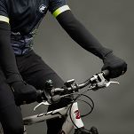 Rowerowe ocieplane zimowe rękawiczki Chiba CLASSIC - czarno złote - 4