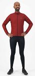 Kurtka softshell Rogelli ESSENTIAL z panelami oddychającymi, czerwona - 3
