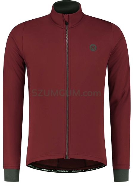 Kurtka softshell Rogelli ESSENTIAL z panelami oddychającymi, czerwona