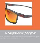 Alpina okulary  TURBO AIR Q-LITE -  RED - 13