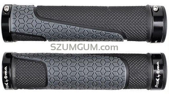 Chwyty kierownicy Velo ProX VLG-1745-12D3 130 mm GEL czarno- szare, skręcane