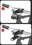 Uchwyt Gaciron H17 do GoPro i Garmin - 4