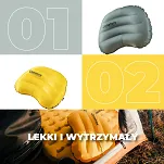 Ultralekka dmuchana poduszka kempingowa Qunature - yellow - 6