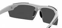 Okulary TIFOSI TRACK white/red (1 szkło Smoke Red 15,4% transmisja światła) - 10