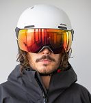 Kask zimowy  narciarski i snowboardowy Lapina ARBER 2 VISOR Q-LITE - white - 5