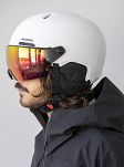 Kask zimowy  narciarski i snowboardowy Lapina ARBER 2 VISOR Q-LITE - white - 6