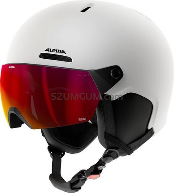 Kask zimowy  narciarski i snowboardowy Lapina ARBER 2 VISOR Q-LITE - white