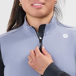 Damska bluza rowerowa Rogelli DISTANCE II - lilia-czarna - 5