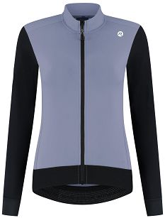 Damska bluza rowerowa Rogelli DISTANCE II - lilia-czarna