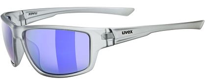 Okulary sportowe UVEX Sportstyle 230 - smoke transparent / mirror blue